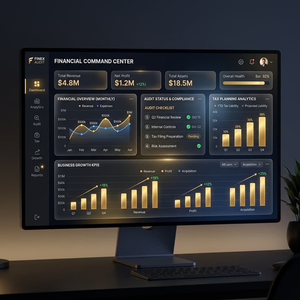 Advisory Dashboard Mockup